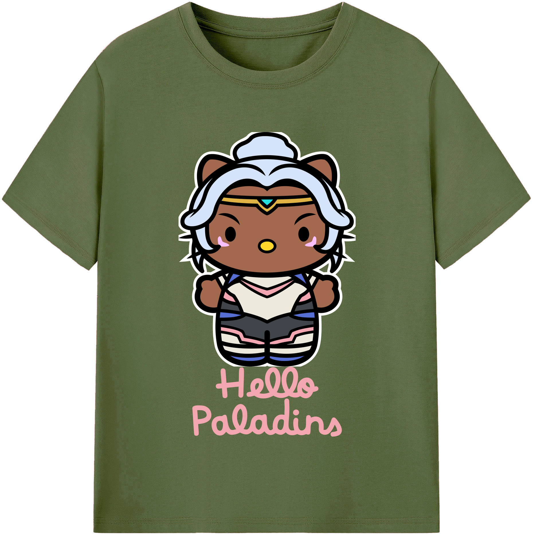 （画像用） Hello Kitty ハローキティ 綿100％半袖Tシャツ（フロントプリント）